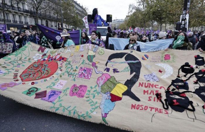 a Parigi migliaia di manifestanti contro la violenza sulle donne