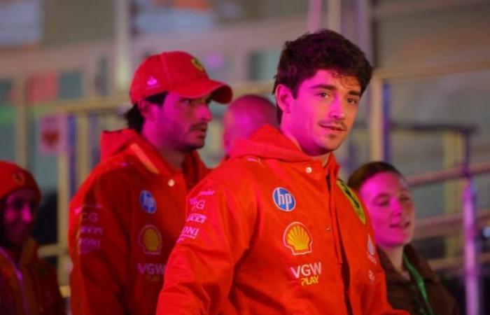 Charles Leclerc rimonta contro Carloz Sainz a Las Vegas (Las Vegas GP)