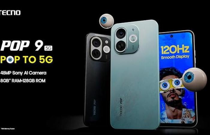 Tecno presenta lo smartphone Pop 9 5G in India