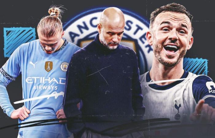 Pep Guardiola… sei SICURO di voler restare?! I flop del Manchester City hanno messo in imbarazzo il loro allenatore con una prestazione orrenda contro il Tottenham: risolvere quel pasticcio è la sfida più grande che abbia mai affrontato.