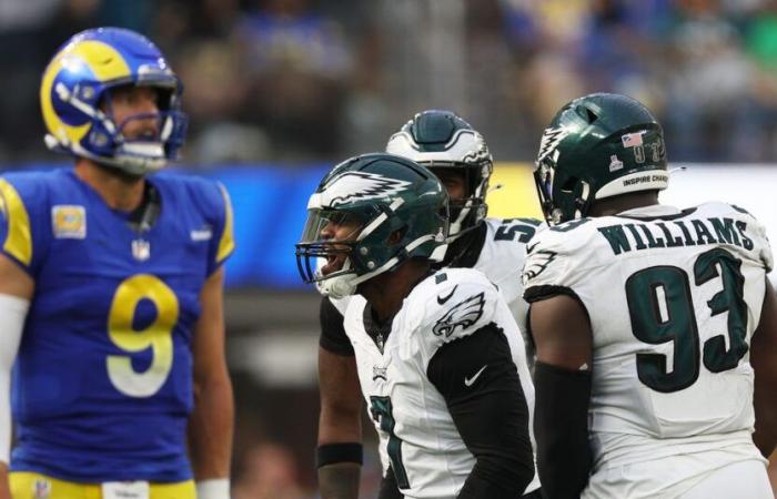 Rams-Eagles sul Sunday Night Football: discussione del primo tempo