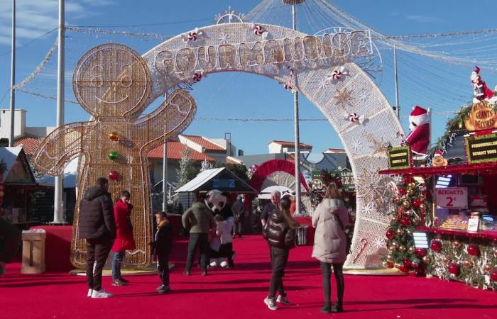 il villaggio di Natale Barcarès è stato inaugurato una settimana dopo essere stato parzialmente distrutto da un incendio