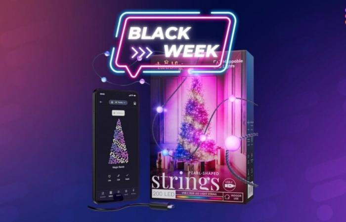 Il miglior calo di prezzo della ghirlanda connessa per il Black Friday