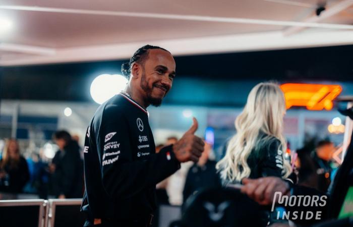 F1. Lewis Hamilton eletto pilota del giorno a Las Vegas