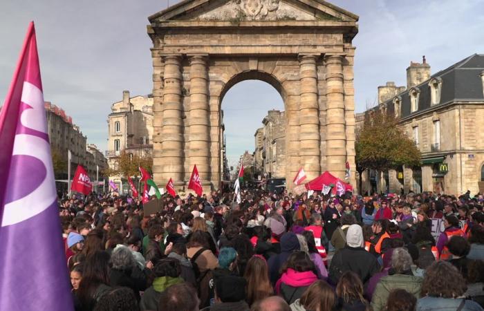 “Siamo una società patriarcale”. Migliaia di manifestanti contro la violenza sessista e sessuale nelle strade