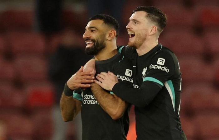 Il Liverpool è in vantaggio dopo la vittoria in casa del Southampton