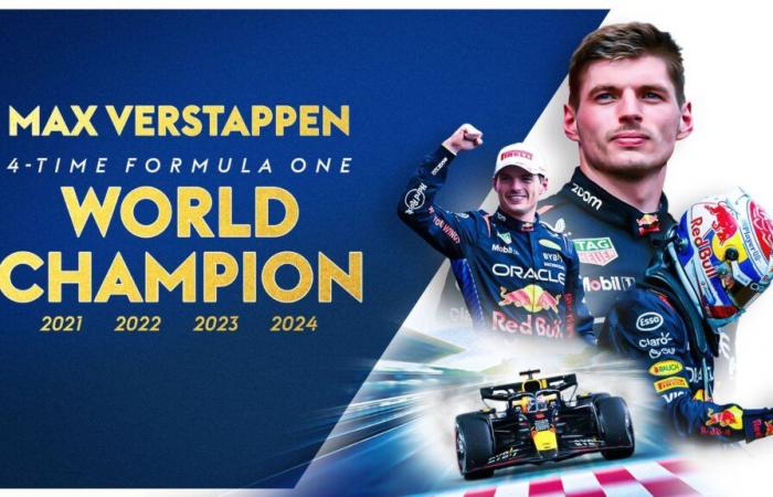 Max Verstappen vince il titolo mondiale F1 2024 mentre il pilota della Red Bull chiude il campionato piloti al GP di Las Vegas | Notizie sulla F1