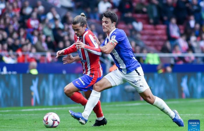 Atletico Madrid vs. Deportivo Alaves-Xinhua