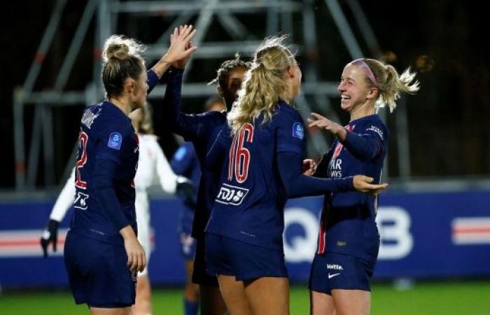 Il PSG femminile surclassa il Digione in campionato