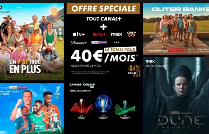 Canal+ compie 40 anni e festeggia con un pacchetto che include TUTTE le piattaforme di streaming (Apple TV+, Netflix, ecc.)