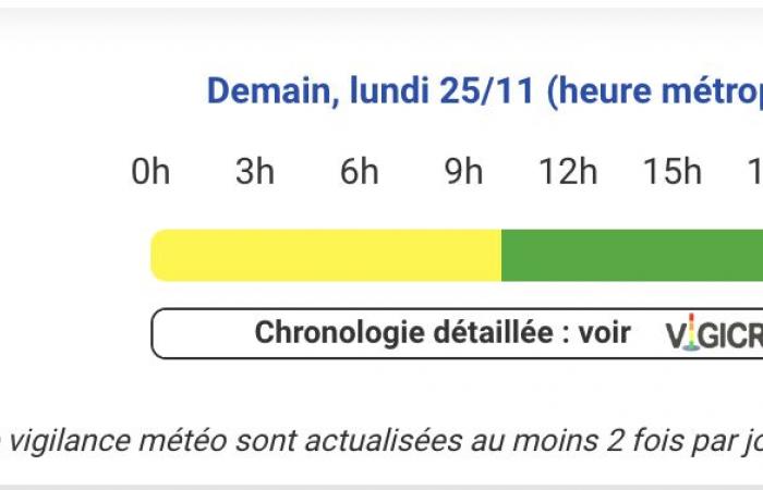 Allerta meteo per venti violenti questo lunedì 25 novembre nei Pirenei Atlantici, Alti Pirenei, Gers, Alta Garonna, Ariège, Tarn-et-Garonne