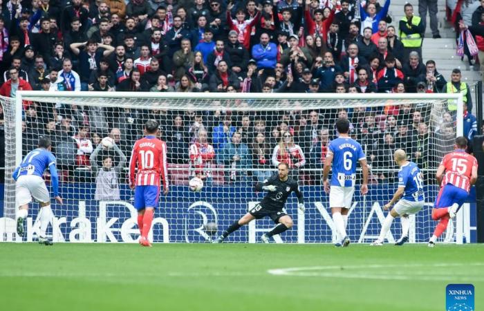 Atletico Madrid vs. Deportivo Alaves-Xinhua