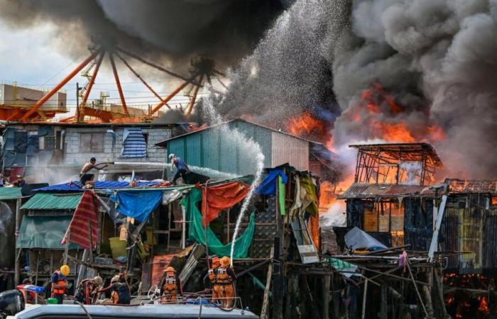 Filippine: incendio devasta la baraccopoli di Tondo a Manila