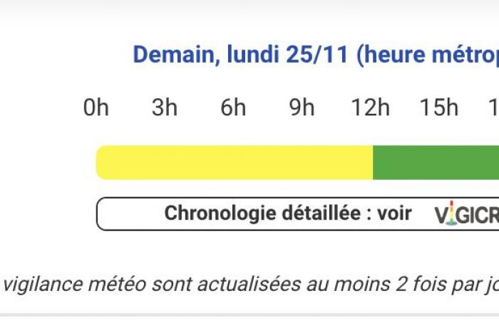 Allerta meteo per venti violenti questo lunedì 25 novembre nei Pirenei Atlantici, Alti Pirenei, Gers, Alta Garonna, Ariège, Tarn-et-Garonne