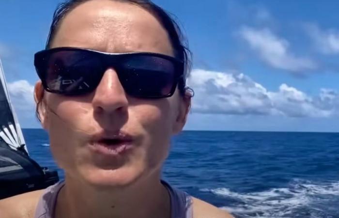 Vendée Globe: 11, Justine Mettraux ha visto un pezzo di terra