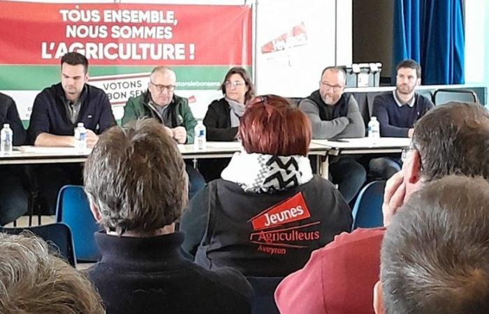 L'industria della carne bovina in questione nell'Aveyron con il presidente della federazione