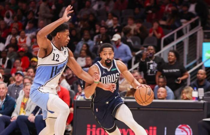 Gli Hawks non riescono a superare il caldo quarto quarto di Mavs, perdono 129-119