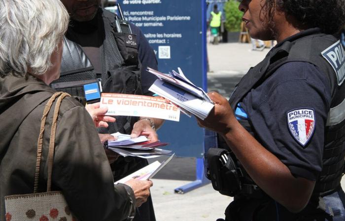 La polizia municipale interviene contro la violenza