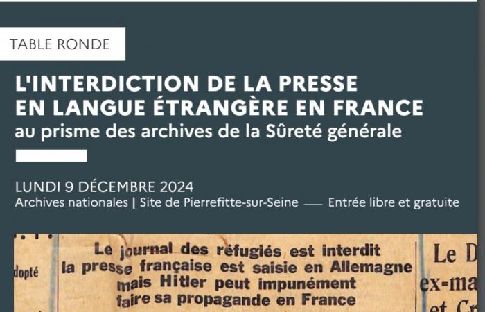 Il divieto della stampa in lingua straniera in Francia attraverso il prisma degli archivi di sicurezza generale (1914-1940)