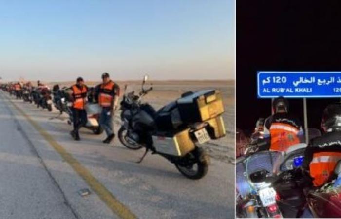 Un’impresa mondiale senza precedenti: il Tour, “Il Sahara marocchino agli occhi degli arabi”, sulle moto della Marcia Verde attraversa con grande successo il deserto del quartiere vuoto dell’Arabia Saudita