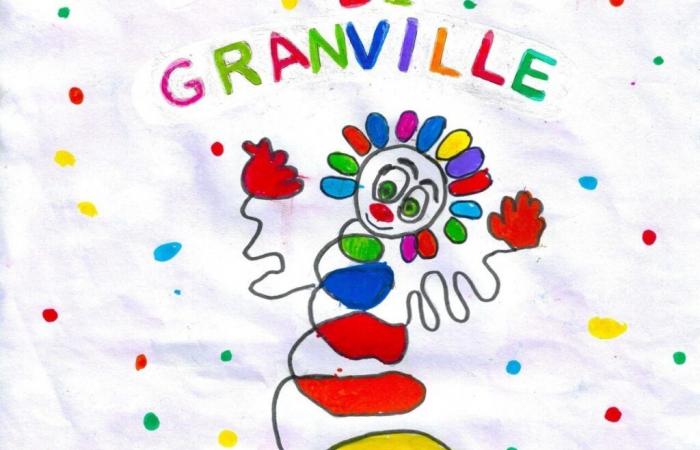 Il manifesto del Carnevale di Granville 2025 è un disegno di scolari della Manica