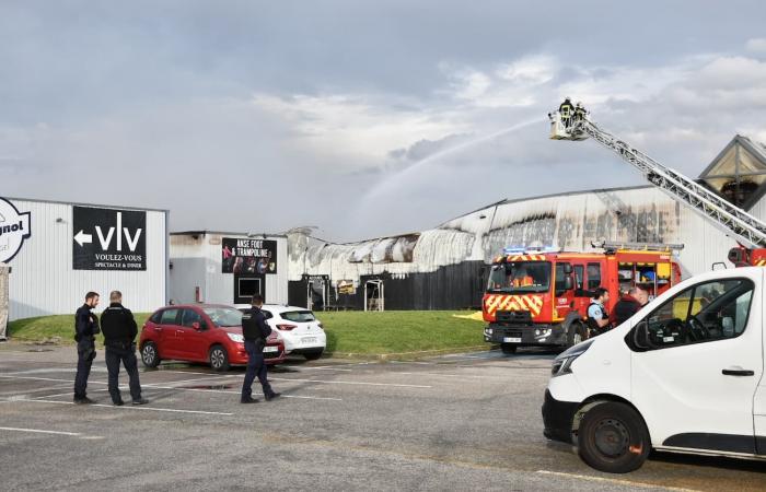 Anse: un grande incendio in corso in avenue de Lossburg