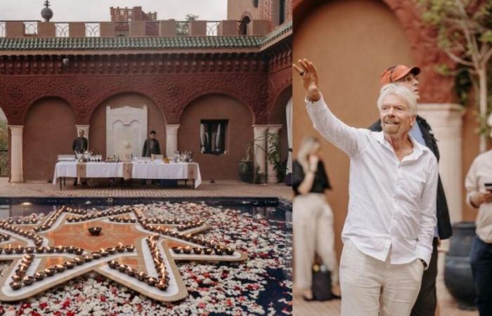 Il bellissimo messaggio di Richard Branson allo staff del suo hotel a Marrakech (FOTO)