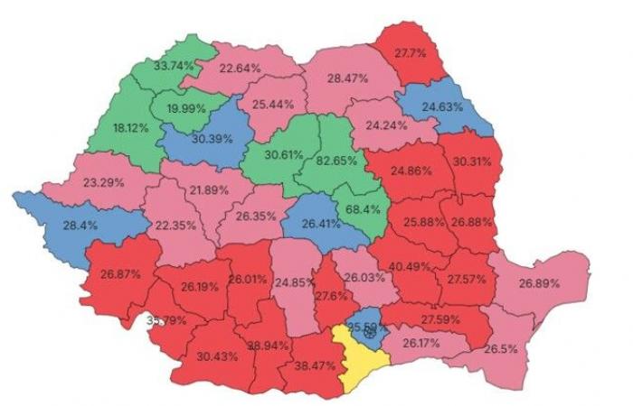 Risultati presidenziali. Călin Georgescu, al primo posto in 13 distretti e nella diaspora. Lasconi, in 5 contee ea Bucarest