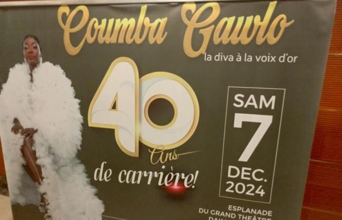 COUMBA GAWLO INAUGURA I SUOI ​​40 ANNI DI CARRIERA CON UN MEGA-CONCERTO