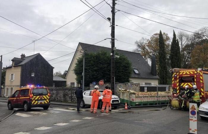 A Châteaubriant, rue de la Vannerie colpita da una fuga di gas questo lunedì 25 novembre