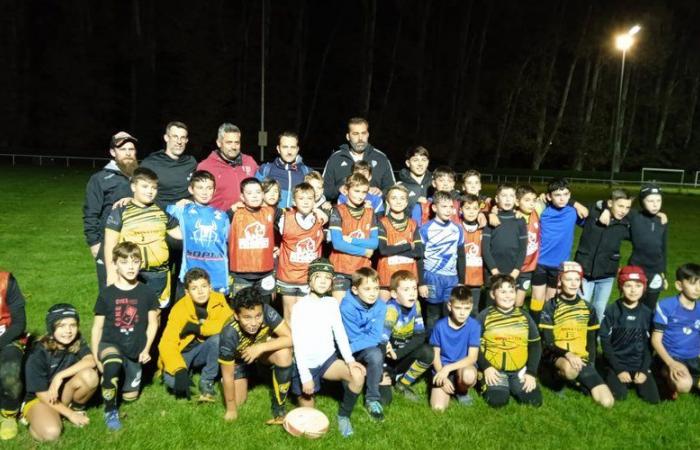 Rugby: i giovani della Garonna XV hanno incontrato grandi campioni