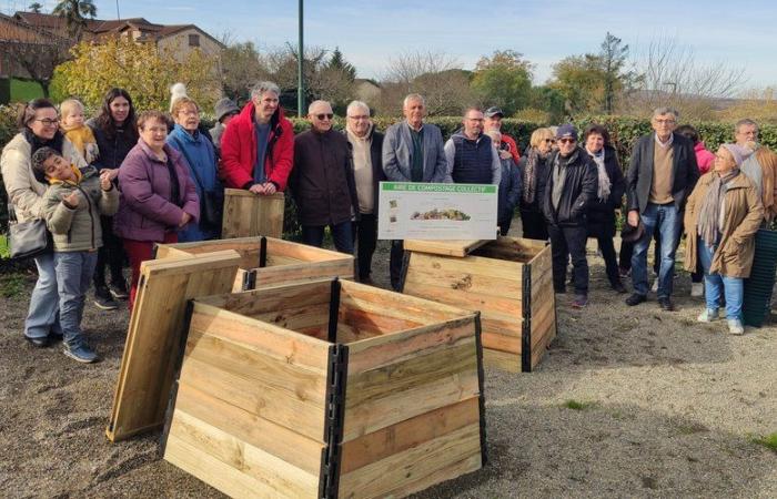 Un primo sito di compostaggio collettivo installato a Beaumarchés, presto ne potrebbero nascere di nuovi