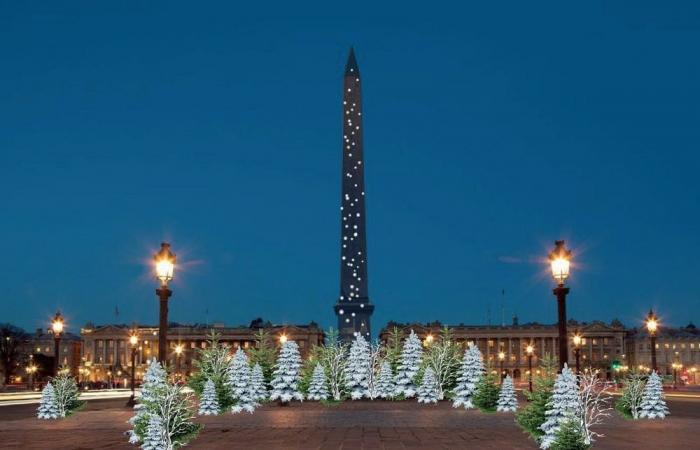 Place de la Concorde si trasforma per le feste