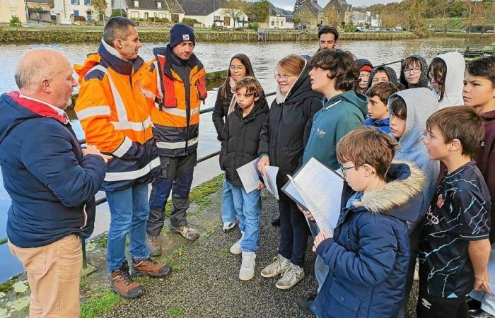 Gli studenti del sesto anno di Jean-Moulin studiano gestione del rischio a Châteaulin