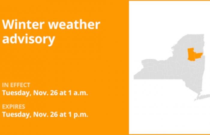 Meteo a New York: allerta meteo invernale per le contee di Hamilton e Warren per martedì