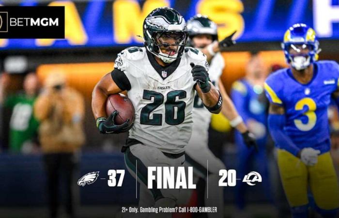 7 punti salienti della vittoria per 37-20 degli Eagles sui Rams al Sunday Night Football