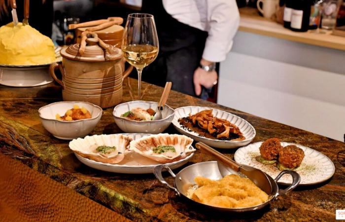 Al ristorante Tire-Bouchon Rodier, tapas bistronomiche da condividere e buoni vini