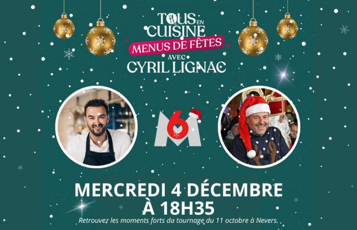 4 dicembre : Trasmissione di “Tous en Cuisine” realizzata a Nevers