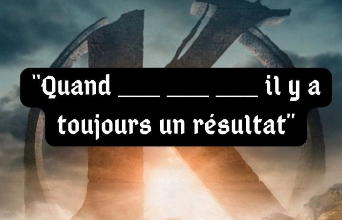 sei il figlio spirituale di Léodagan se riesci a completare queste 5 righe