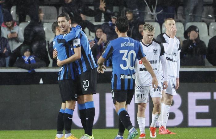 I Magnifici Sette del Club Brugge prima del viaggio al Paradiso