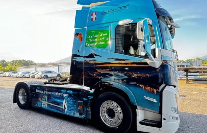 In Alta Savoia, i trasporti Mégevand inaugurano il loro primo camion elettrico