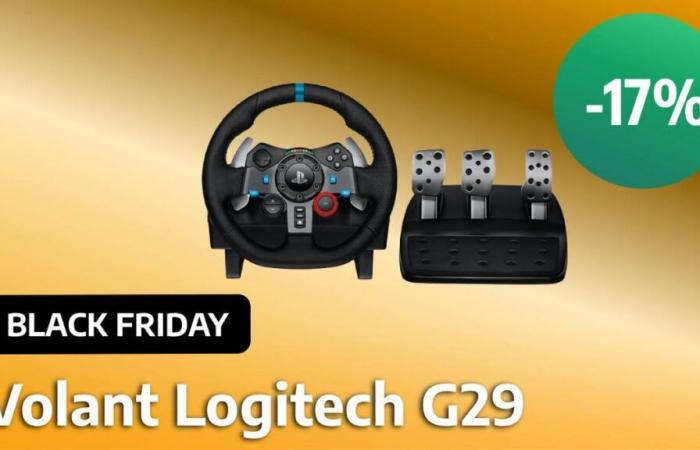 Black Friday: con il suo realistico force feedback, il volante Logitech G29 per PS5, PS4, PC e Mac è disponibile a un prezzo stracciato