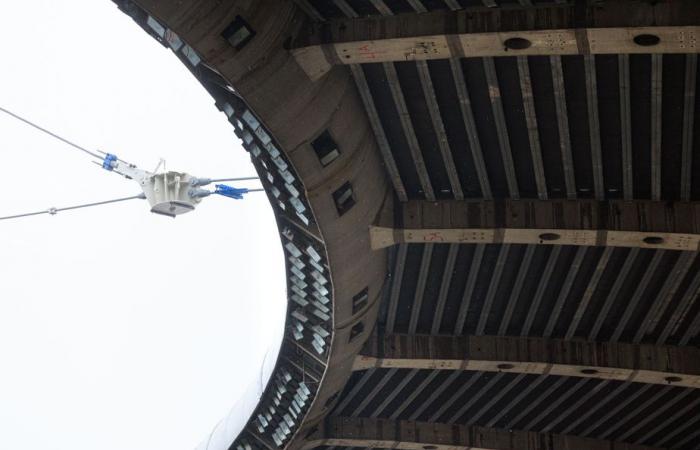 Stadio Olimpico | Con il tetto praticamente smantellato, l’inverno si preannuncia una grande sfida