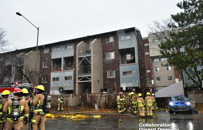 Quebec – Incendio nel villaggio de l’Anse