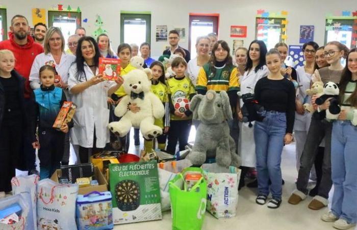 Stelle dello Champagne: giocattoli a Natale negli ospedali delle Ardenne