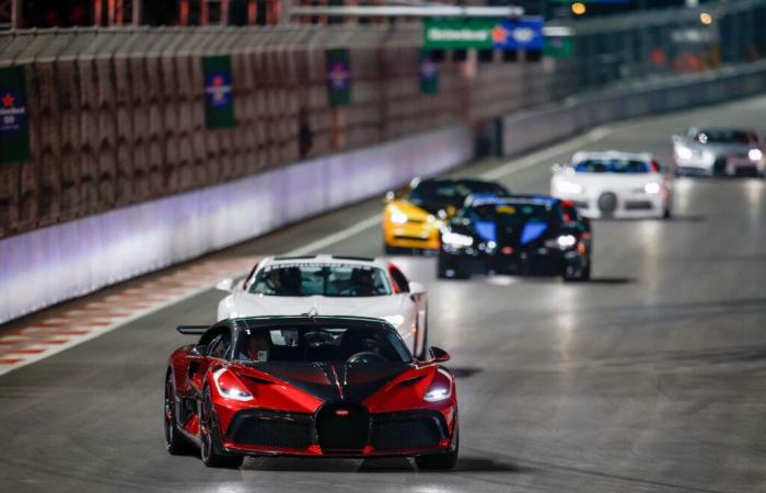 Bugatti aveva diritto al suo Gran Premio sul circuito di F1 di Las Vegas!