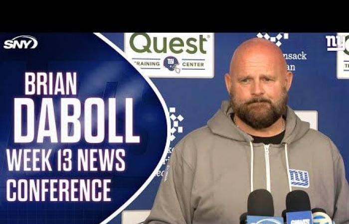 L'allenatore dei Giants Brian Daboll sull'infortunio all'avambraccio di Tommy DeVito e sulla partita del Ringraziamento | SNY