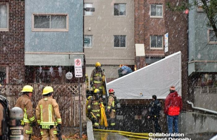 Quebec – Incendio nel villaggio de l’Anse