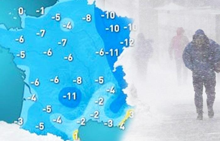 Il freddo gelido e il clima caotico stanno già tornando in Francia