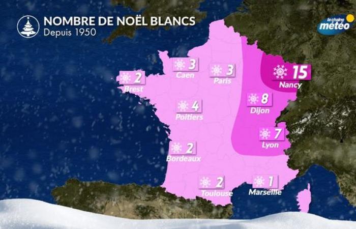 Possiamo aspettarci la neve per Natale quest'anno in Francia?